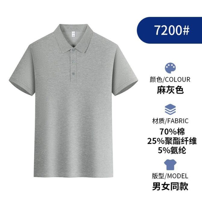 Custom Short Sleeve Summer Polo Shirts for Work | Logo Embroidery & Printing Available - 图片 9