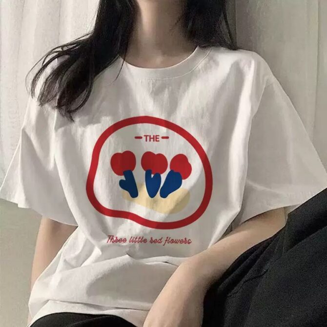 Unisex Ice-Silk T-Shirt – Summer Cool Round Neck Tee in Hong Kong Street Style - 图片 5