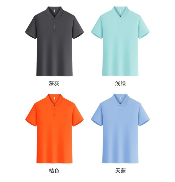 Men’s Premium Summer Polo Shirt – Lightweight Solid Color Short Sleeve T-Shirt, 2025 Casual Collection - 图片 23