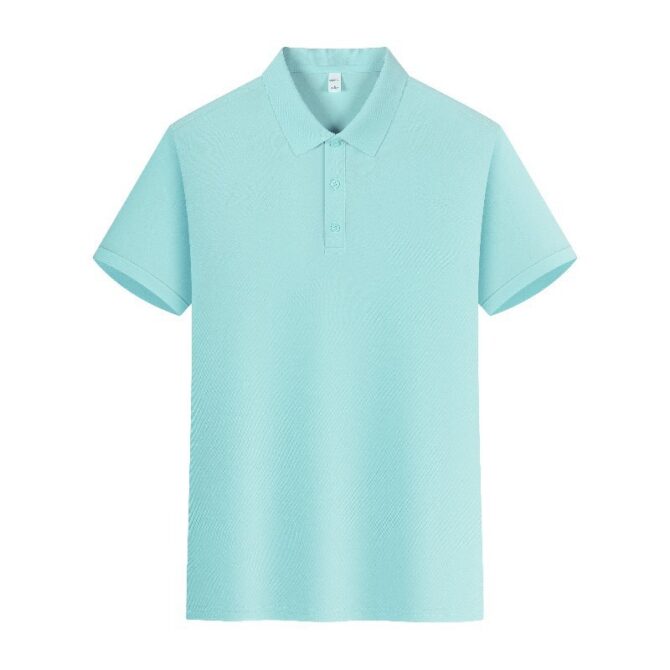 Men’s Premium Summer Polo Shirt – Lightweight Solid Color Short Sleeve T-Shirt, 2025 Casual Collection - 图片 20