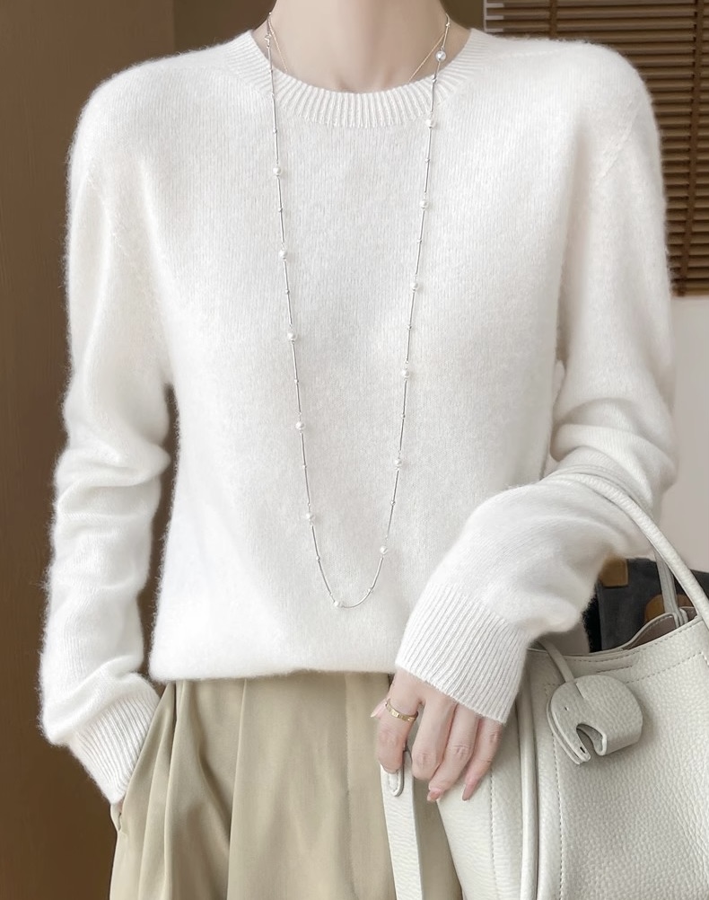 Round-neck short knitwear - 图片 3
